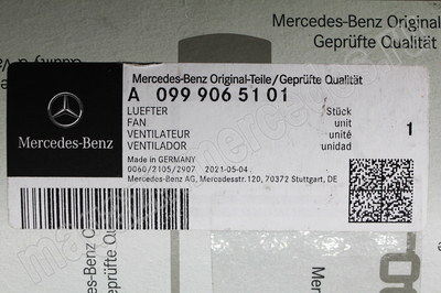   Mercedes (,   Mercedes A0999065101)