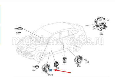   Mercedes (,   Mercedes A1668202002)