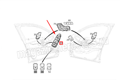       Mercedes (,       Mercedes A20590568118R73)