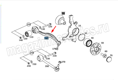    Mercedes GLK class X204 (,        Mercedes GLK Class X204
A2043308311)