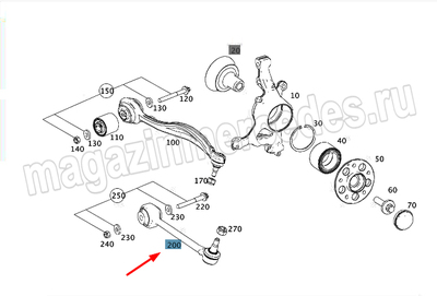    Mercedes GLK class X204 (,     Mercedes GLK class X204
A2043308011)