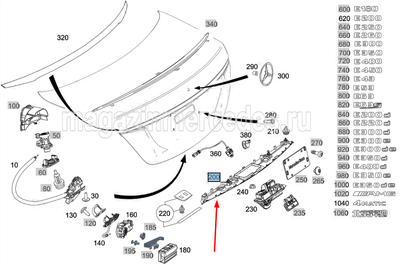 -   (, -   Mercedes E Class W213
A2137503100)