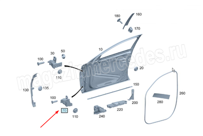     (,     Mercedes CLS Class C257, E class W213
A2137201110)