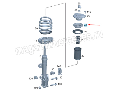   (,   Mercedes V class V447
A4473210083)