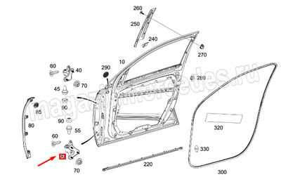      Mercedes (,      Mercedes GLE V167 A1677201307)