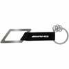  Key fob carabiner AMG emblem black white Genuine Mercedes-AMG B66959849