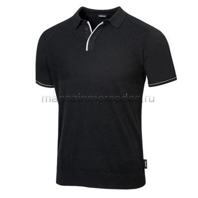  - Mercedes-AMG Men's Polo Pullover, Black ()