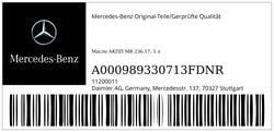   Mercedes C Class W206 236.17 5